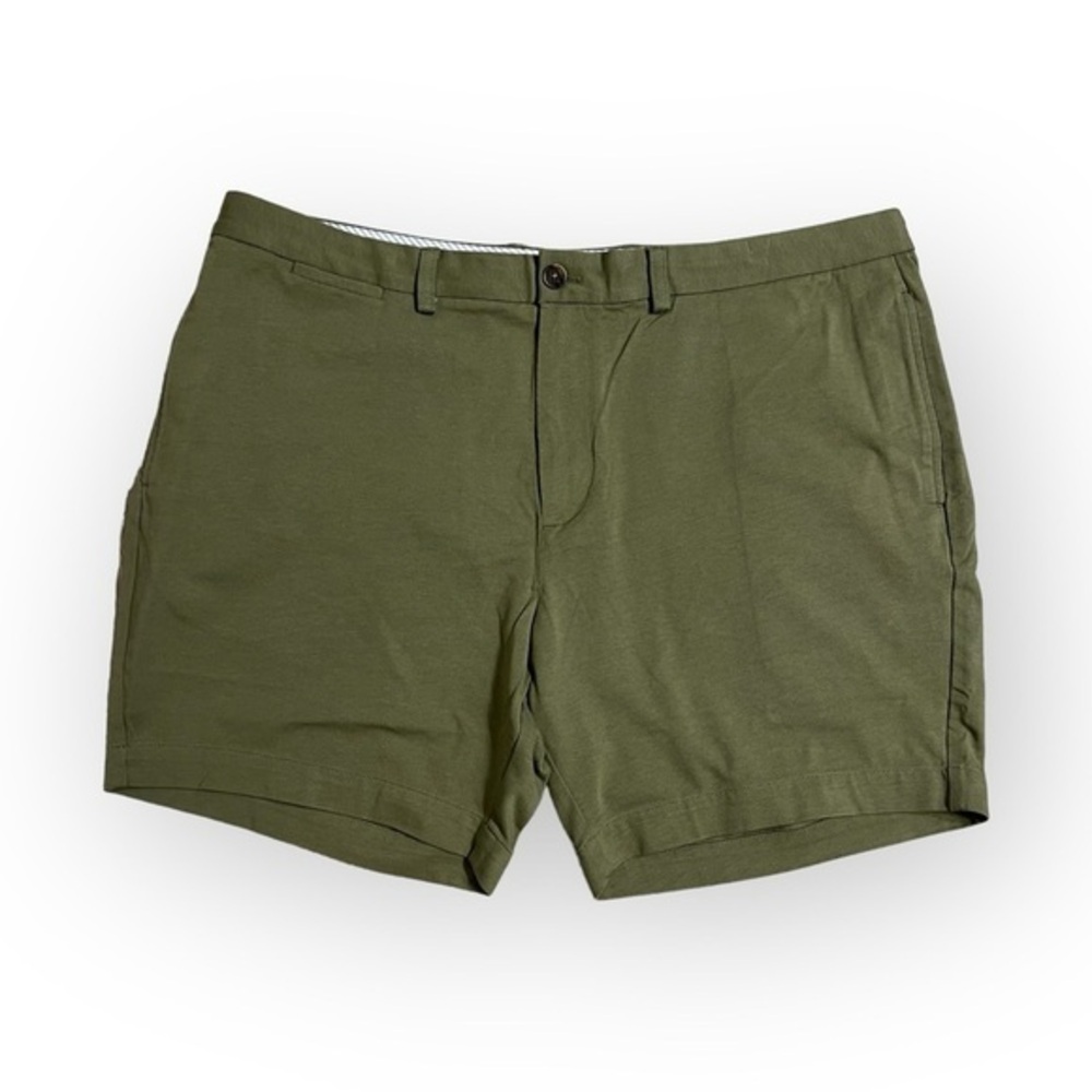 Brooks Brothers Chino Shorts Green Casual Golf Cotton 6.5" Inseam 41" Waist / 2X